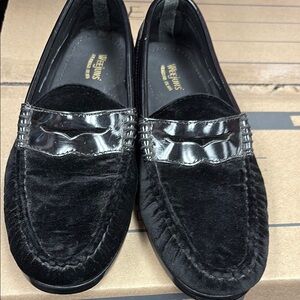 Black Leather Loafers for Men